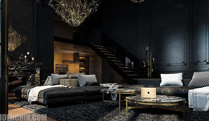 رنگ سیاه در دکوراسیون خانه1