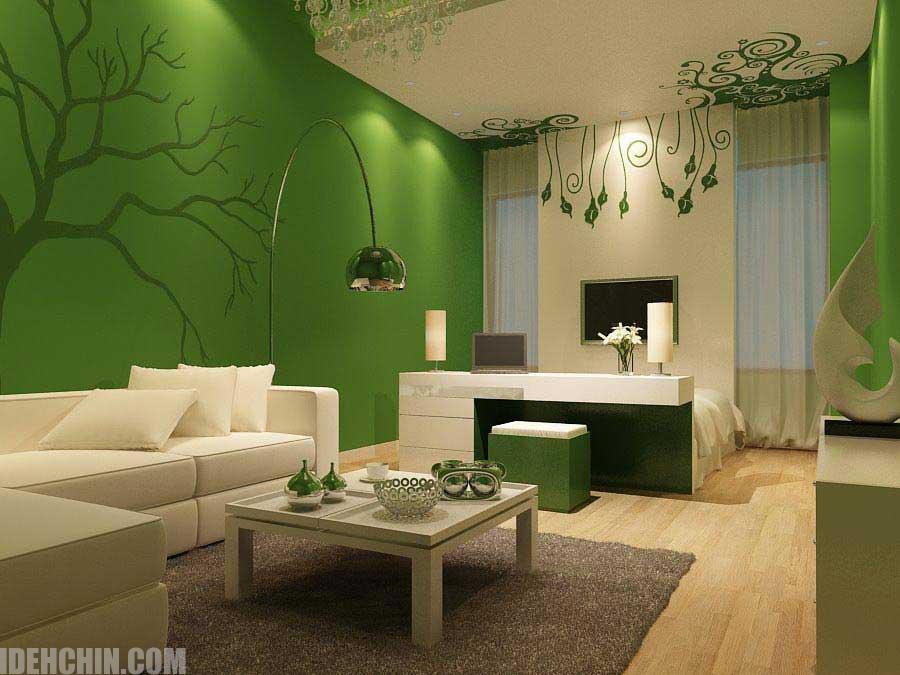 رنگ سبز در طراحی دکوراسیون1
