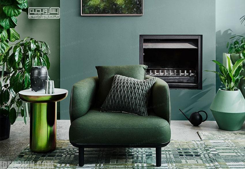 ترکیب سبز و سیاه