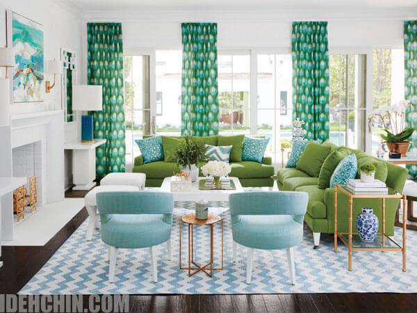 رنگ سبز در طراحی دکوراسیون3