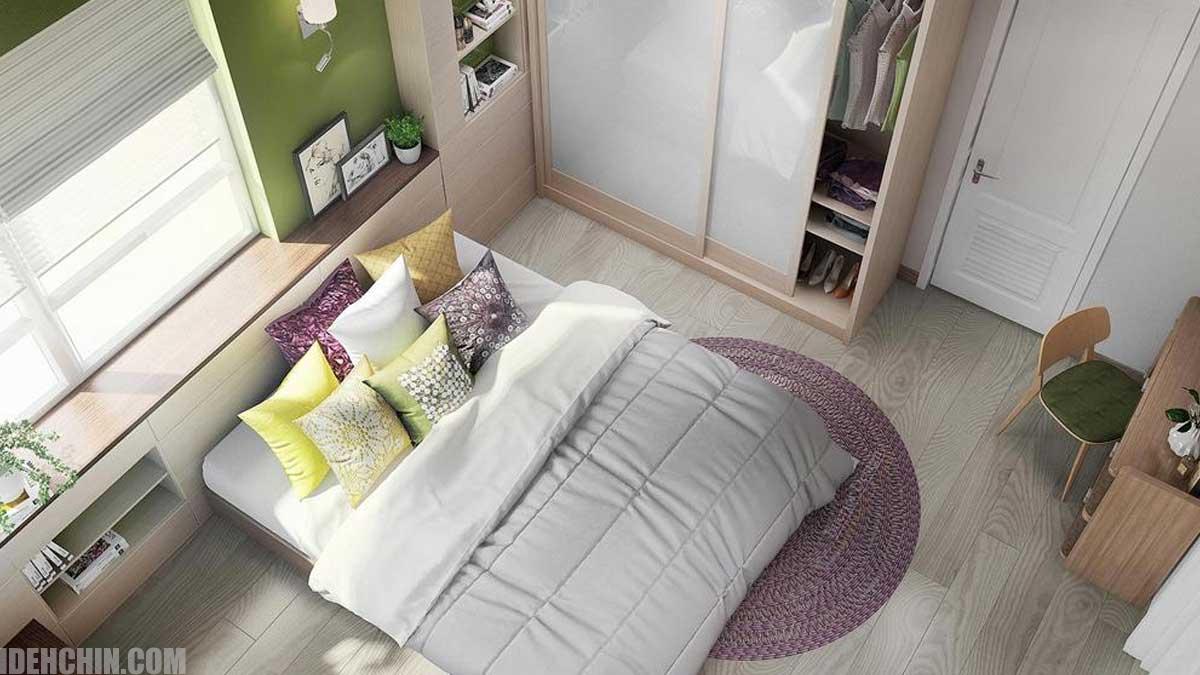 اتاق خوابی بدون تجملگرایی