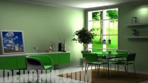 رنگ سبز در طراحی دکوراسیون