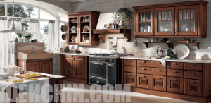 کابینت نئوکلاسیک چوبی