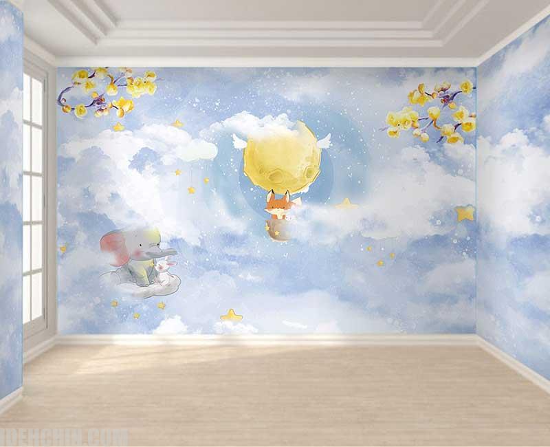 کاغذ دیواری کودک نوزاد