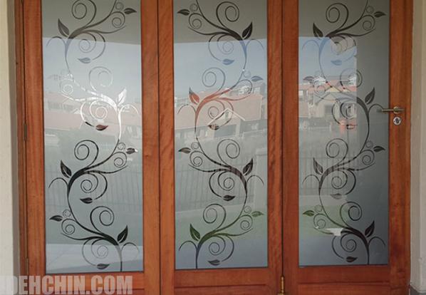 شیشه مات کن5