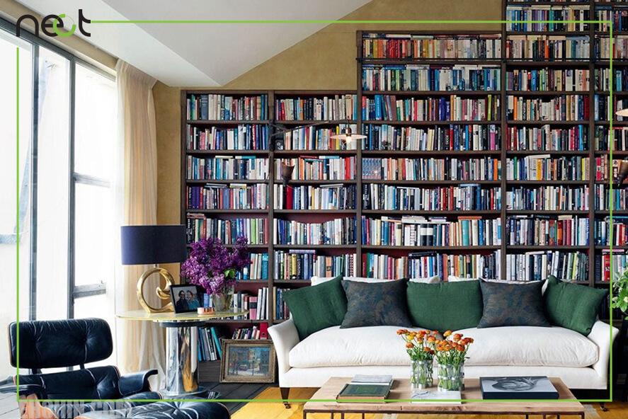 دکوراسیون کتابخانه4