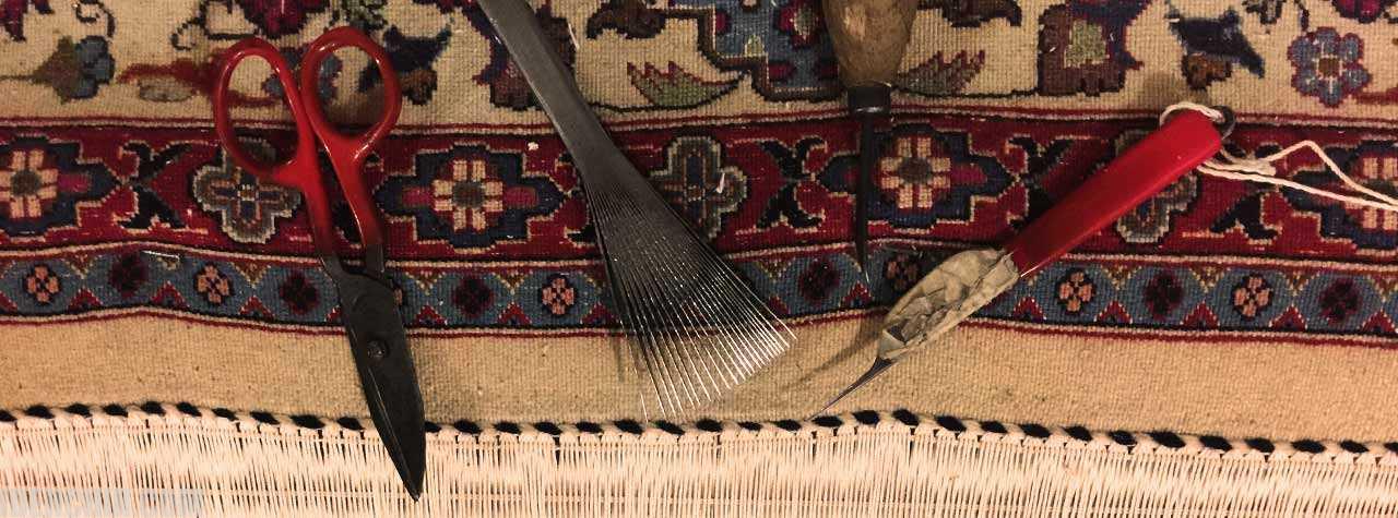 رفوگری قالی4