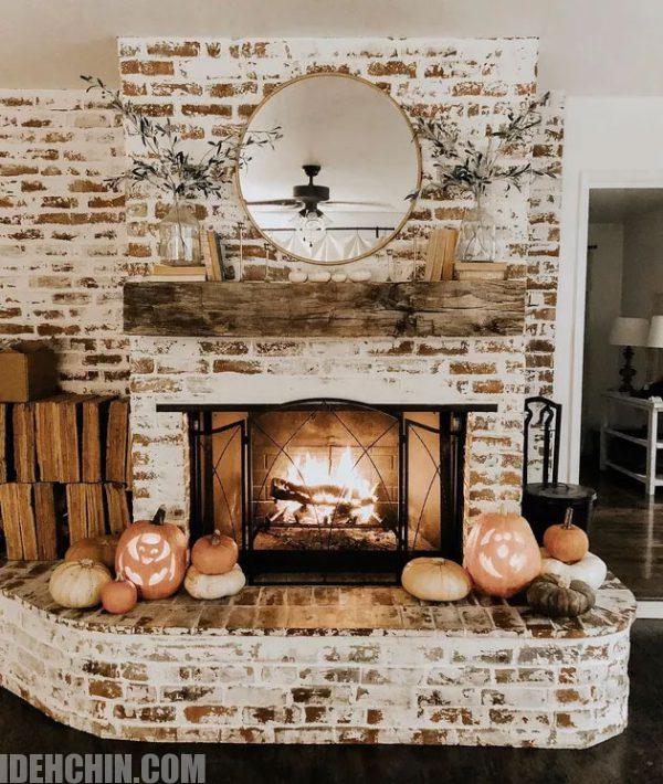 کاربرد آجر در شومینه 