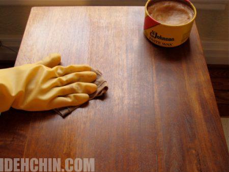 تمیز کردن چوب