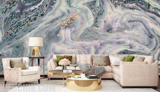 کاغذ دیواری آبرنگی