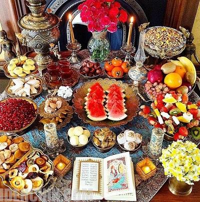 سفره شب یلدا