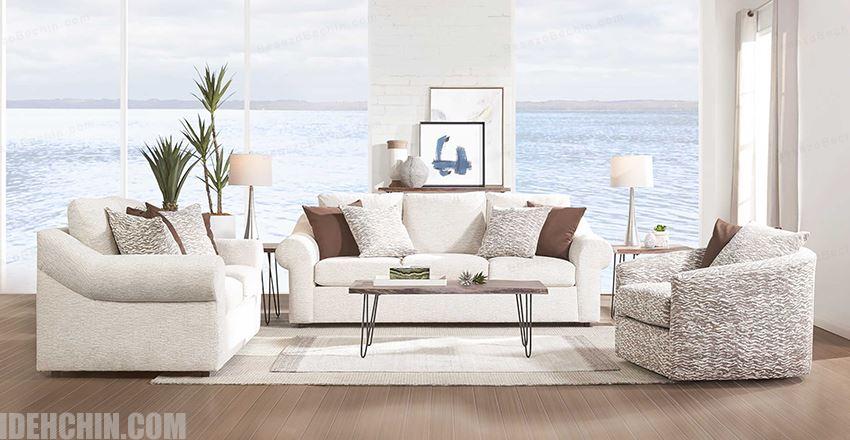 مبل سفید در دکوراسیون