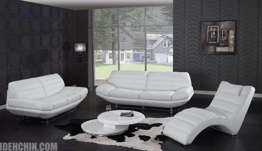 مبل سفید در دکوراسیون