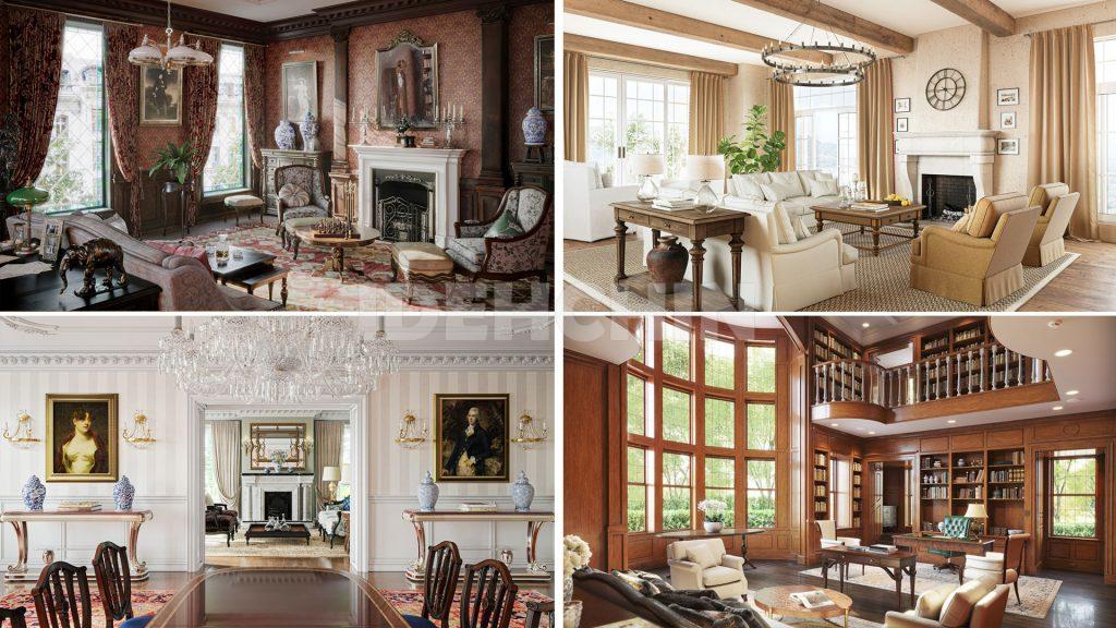 Types of interior decoration