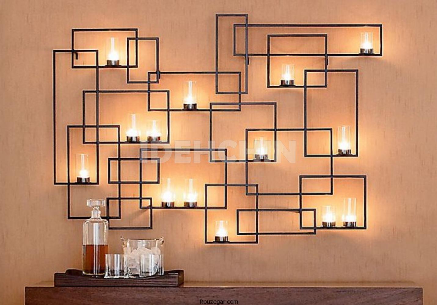 شمع در دکوراسیون داخلی، فضای خانه را رمانتیک کنید