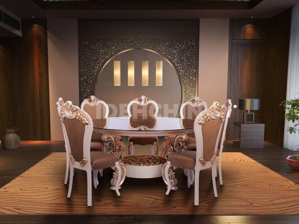 میز ناهار خوری گرد