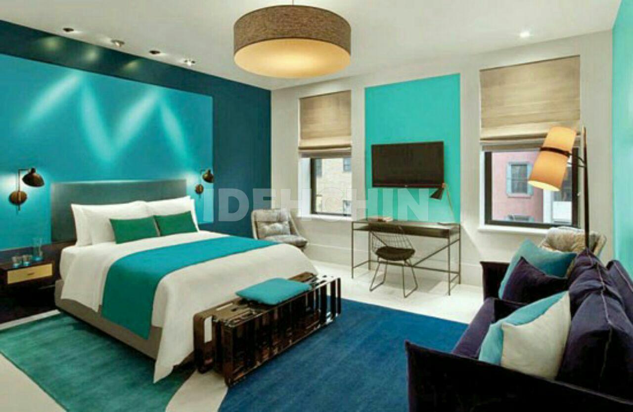 دکوراسیون آبی درباری