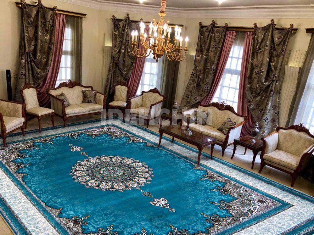 دکوراسیون آبی درباری