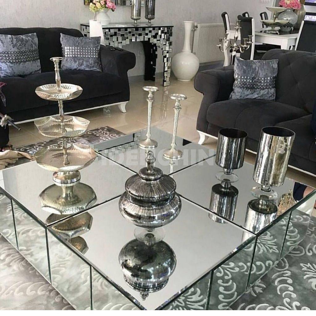 میز جلو مبلی آینه ای