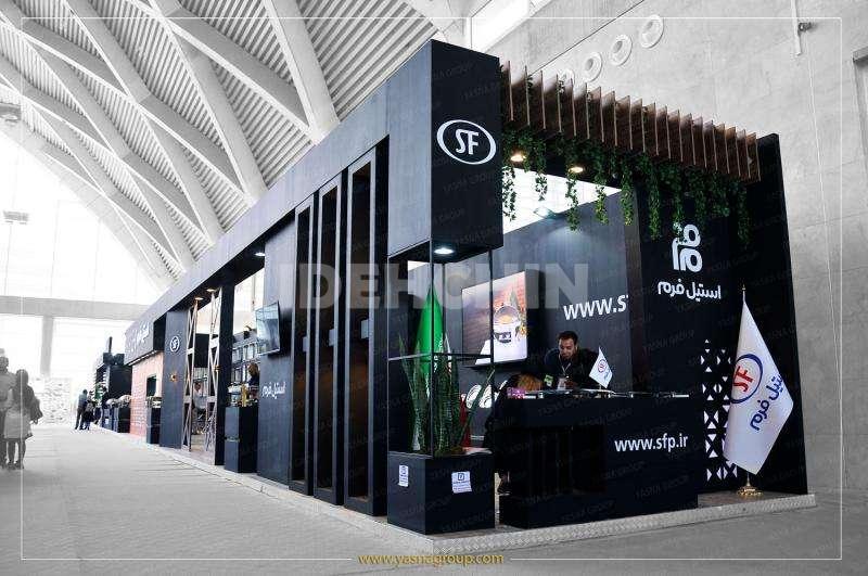 رنگ های مختلف در طراحی غرفه سازی