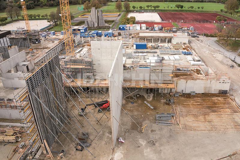 ساخت دیوار با قالب لارج پنل