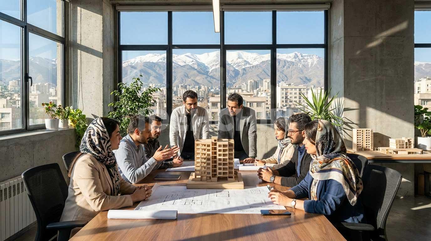 تیم تخصصی در شرکت معماری