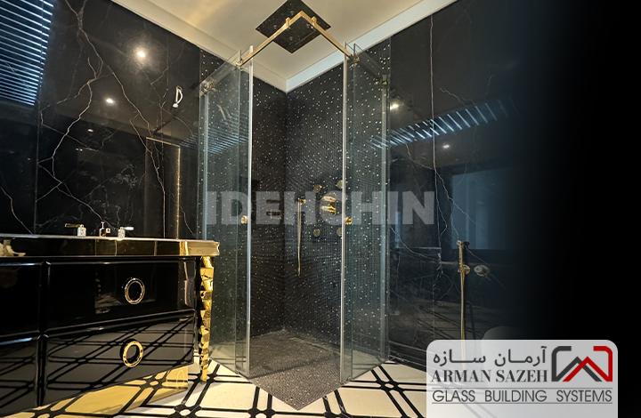 کابین دوش شیشه ای ریلی آرمان سازه